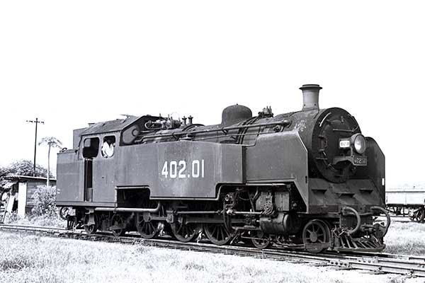 KTM) metre gauge 4-6-4T 402.01 in 1971